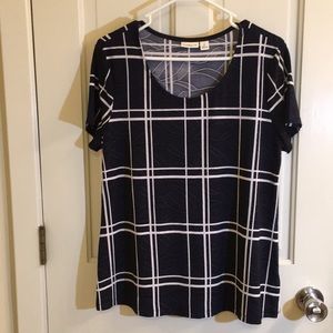 SALE 3/$10 or 4/$12 Blue Plaid Top